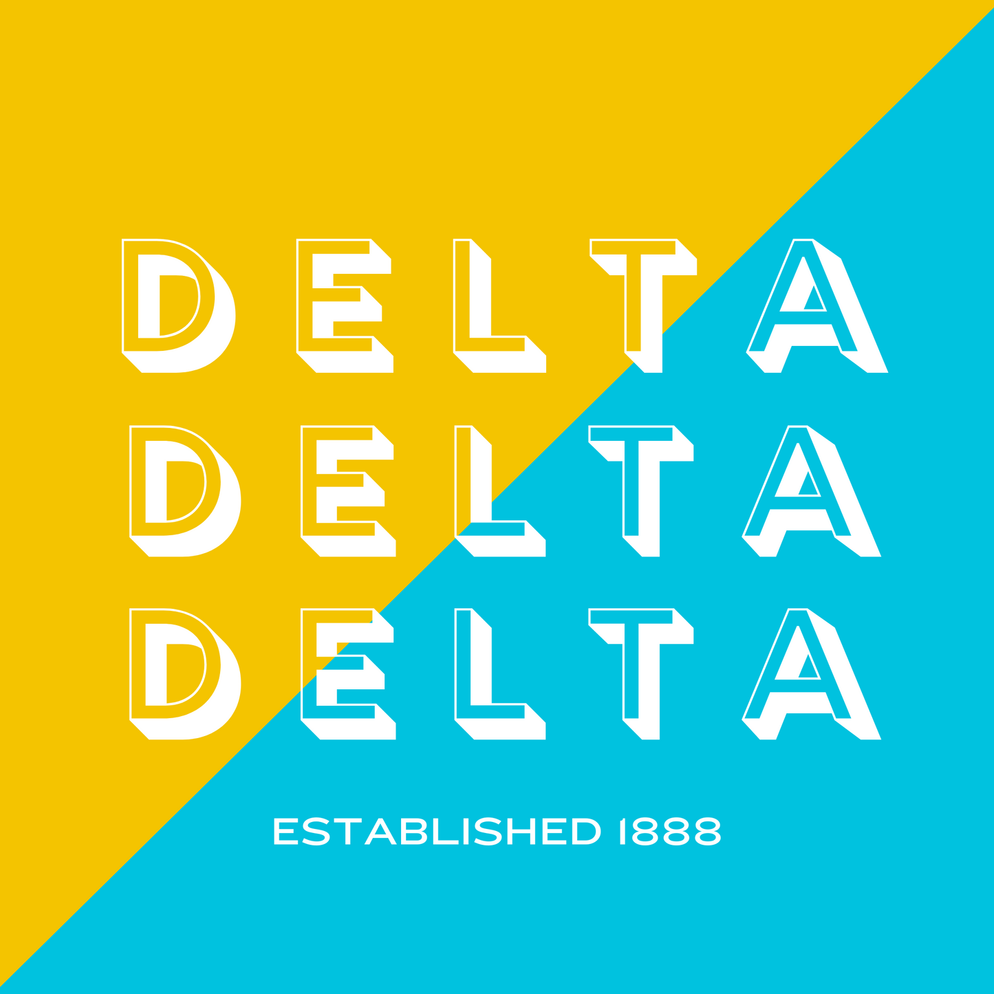 Acrylic Tray - Sorority Collection - DELTA DELTA DELTA - DUO2