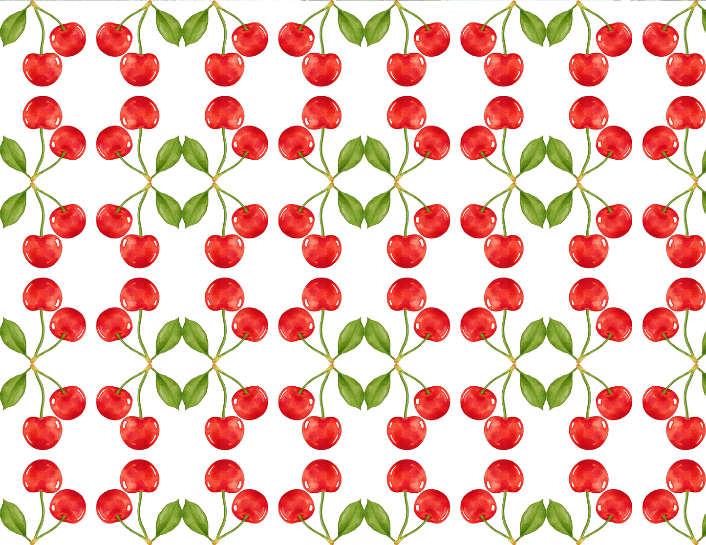 Acrylic Serving Tray - SUMMER VIBES - CHERRIES