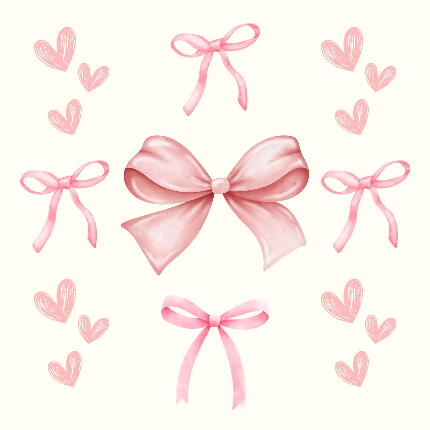 Acrylic Serving Tray - LOVE Collection - Valentine's Bow