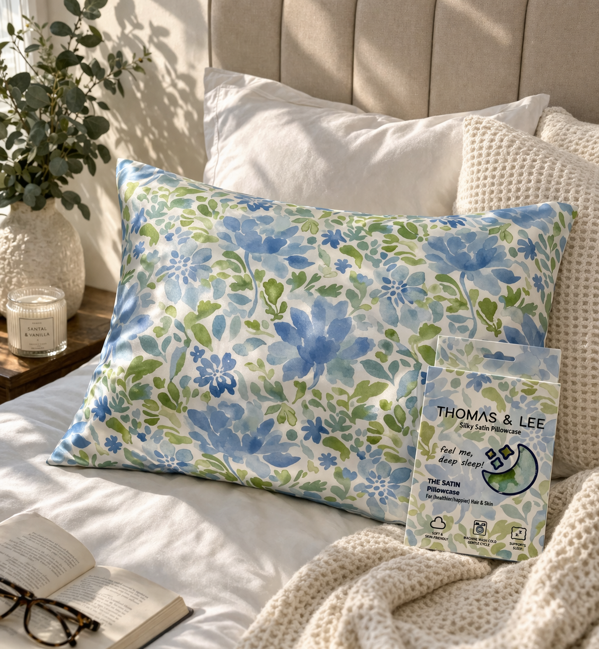 Silky Satin Pillowcase – Spring Collection