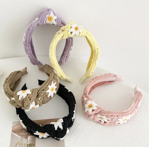 Flower Crochet Headbands