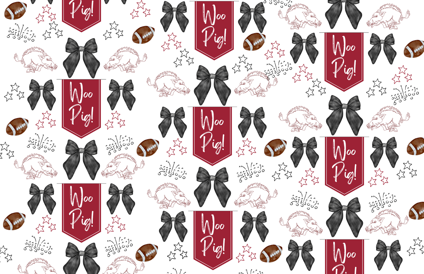 ART ONLY Tray Insert - Arkansas Collection - GAMEDAY - 11x17 LARGE