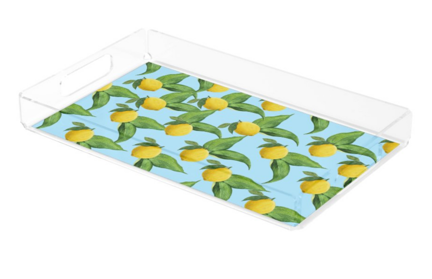 Acrylic Serving Tray - Spring 2025 Collection - Lemons