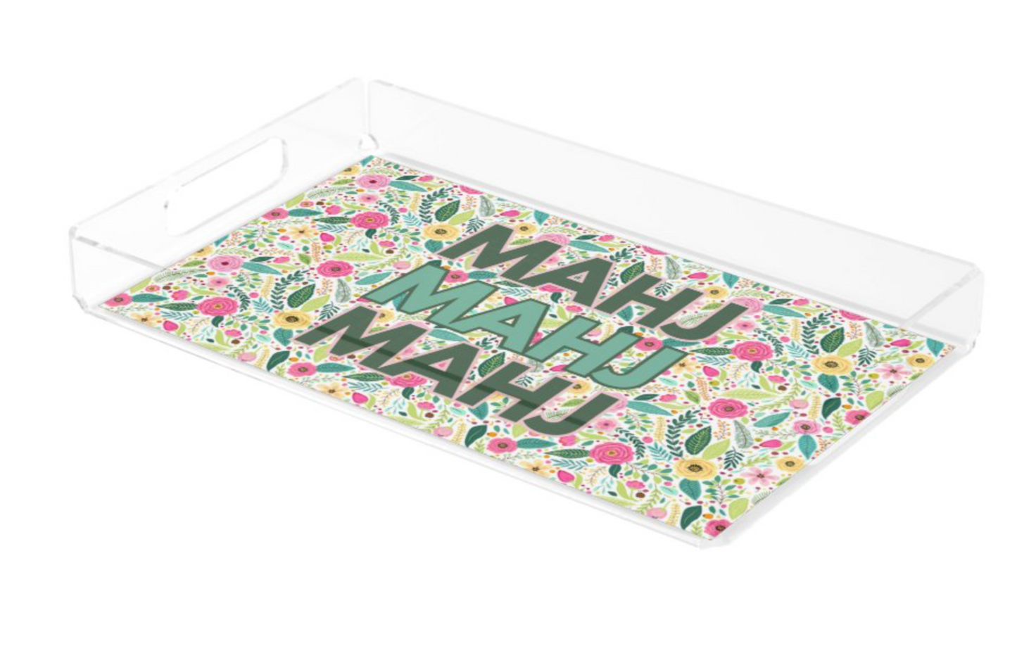 Acrylic Serving Tray - Spring 2025 Collection - MAHJ