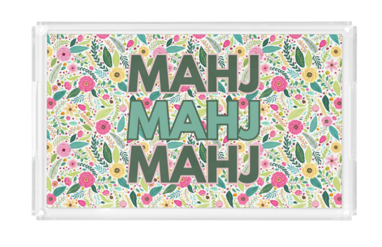 PREORDER Mahjong Acrylic Trinket Tray – 5" x 7" SHIPS 10/31