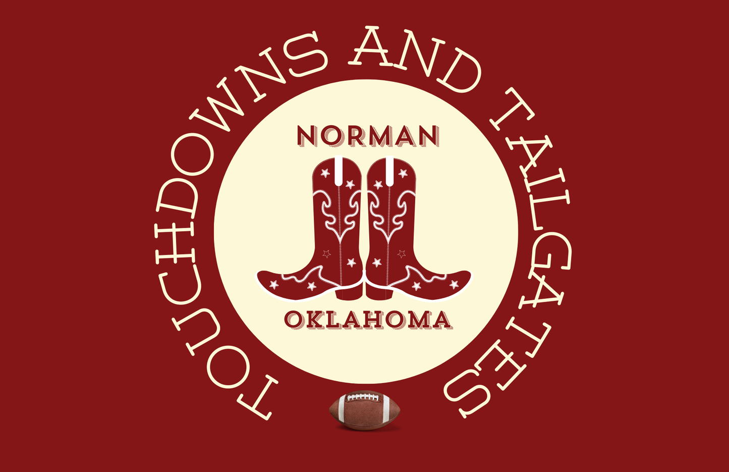 ART ONLY Tray Insert - Norman Oklahoma Collection - GAMEDAY 11x17 LARGE