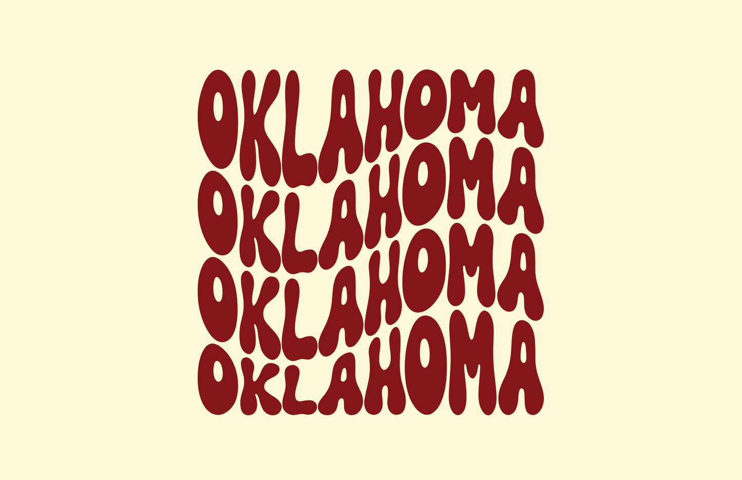 ART ONLY Tray Insert - Norman Oklahoma Collection - GAMEDAY 11x17 LARGE