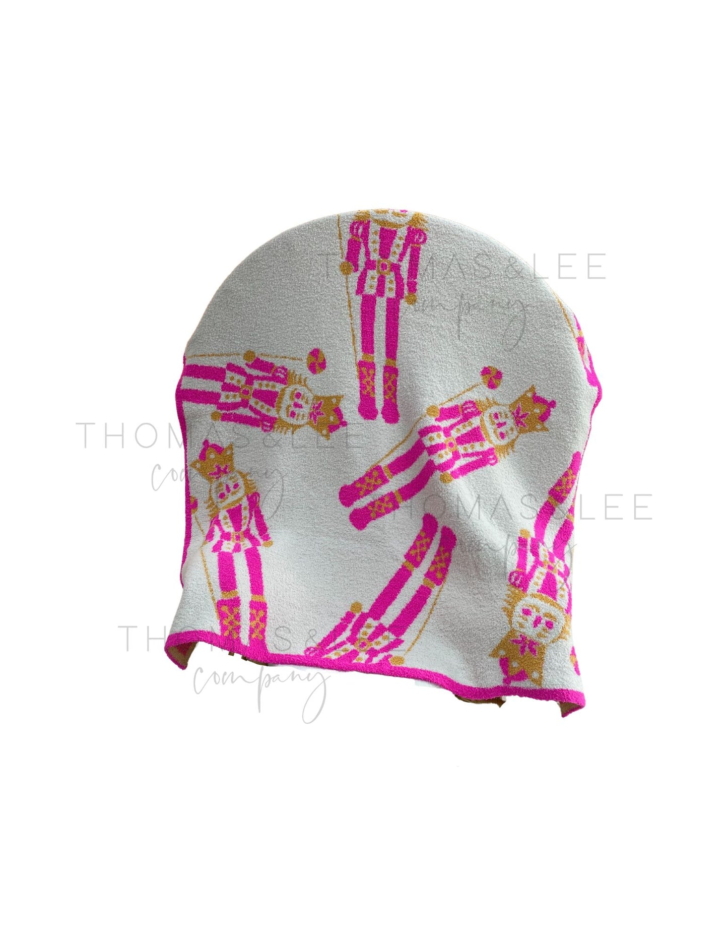 SOLD OUT Pink Nutcracker Luxe Throw Blanket
