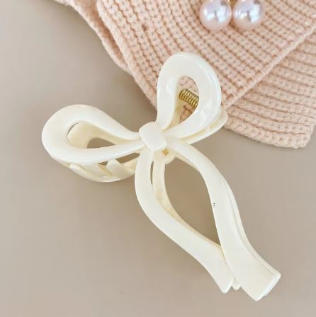 Resin Hair Bow Claw Clip