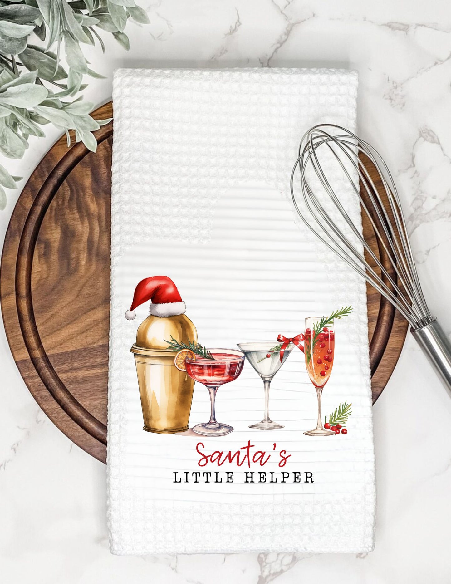 Tea Towel - Jolly Collection - Holiday Cocktails