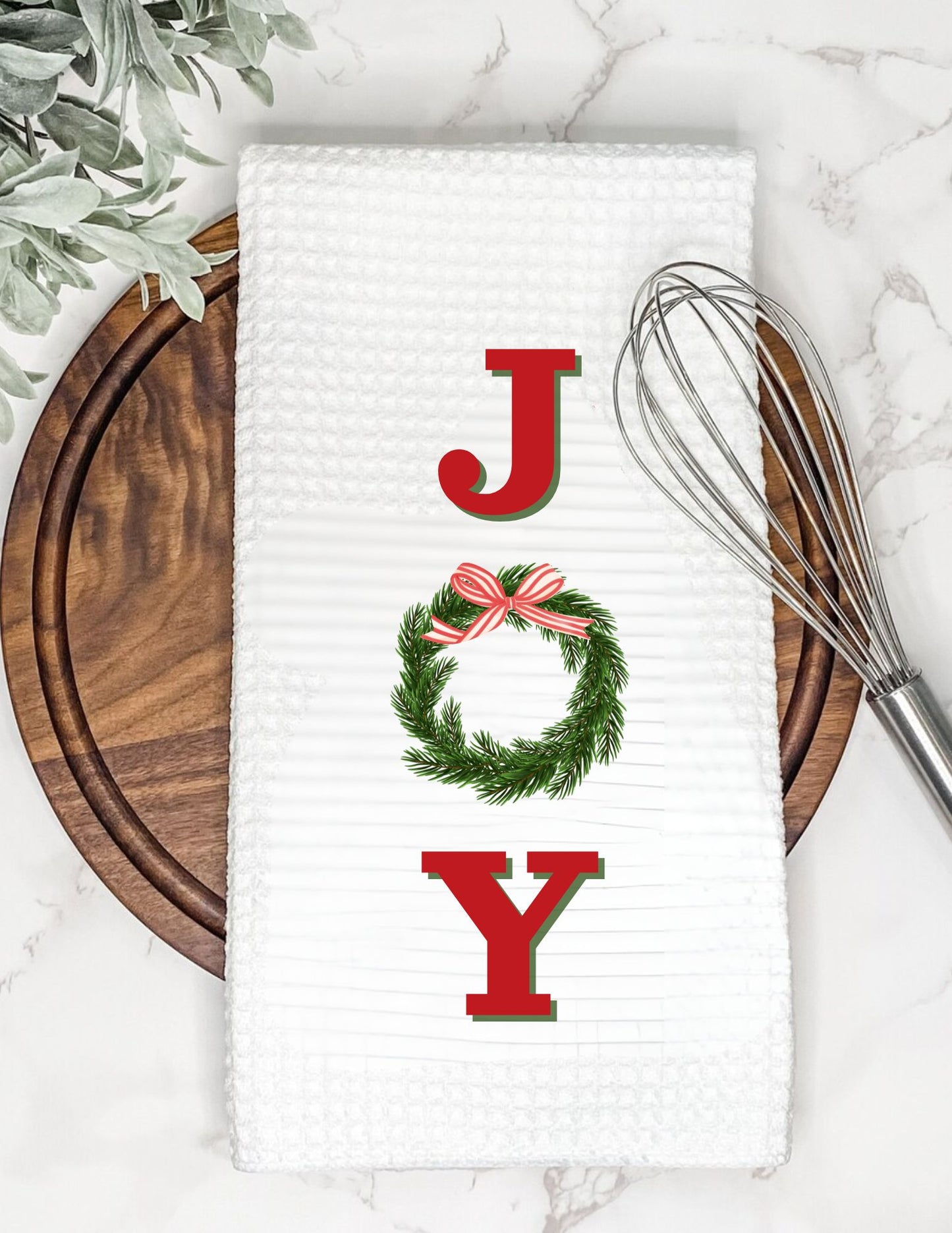 Tea Towel - Jolly Collection -2 Towel Topiary Joy Bundle