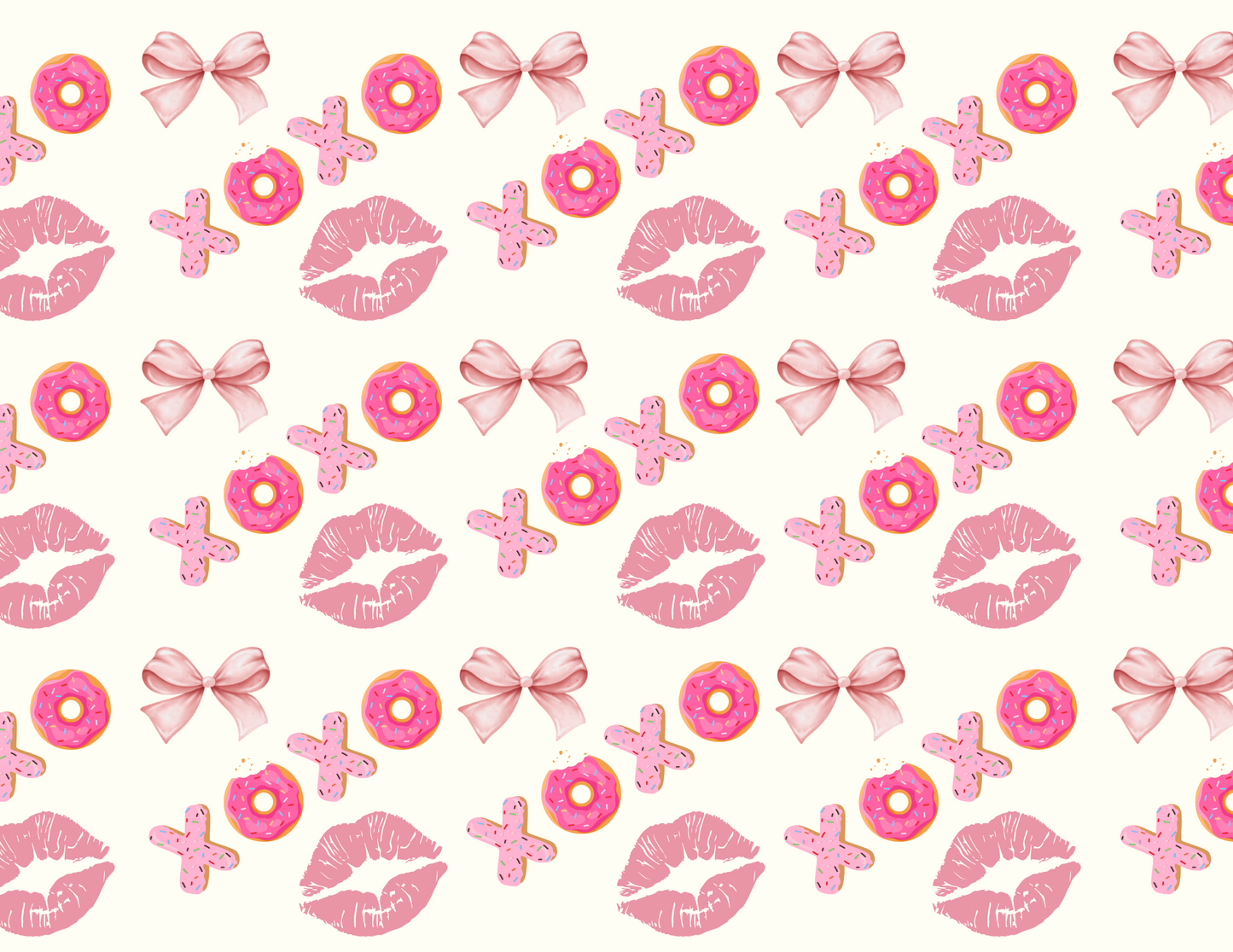 Acrylic Serving Tray - LOVE Collection - Kisses with Donuts