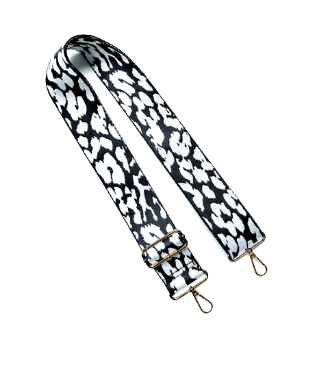 Leopard Cheetah Guitar Purse Strap - 10 Colors available