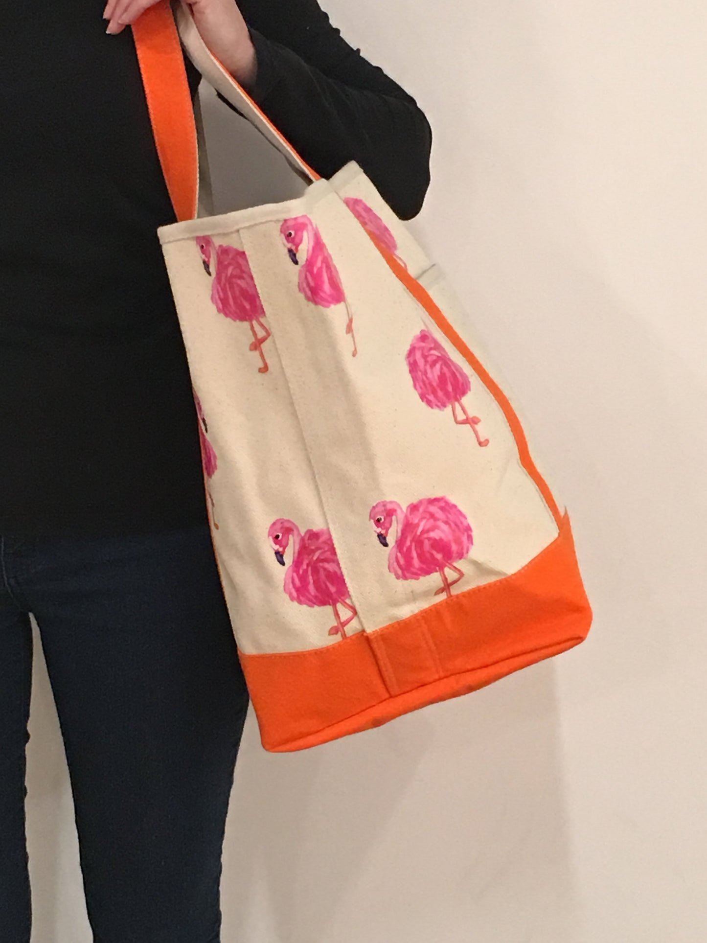 Flamingo Canvas Tote