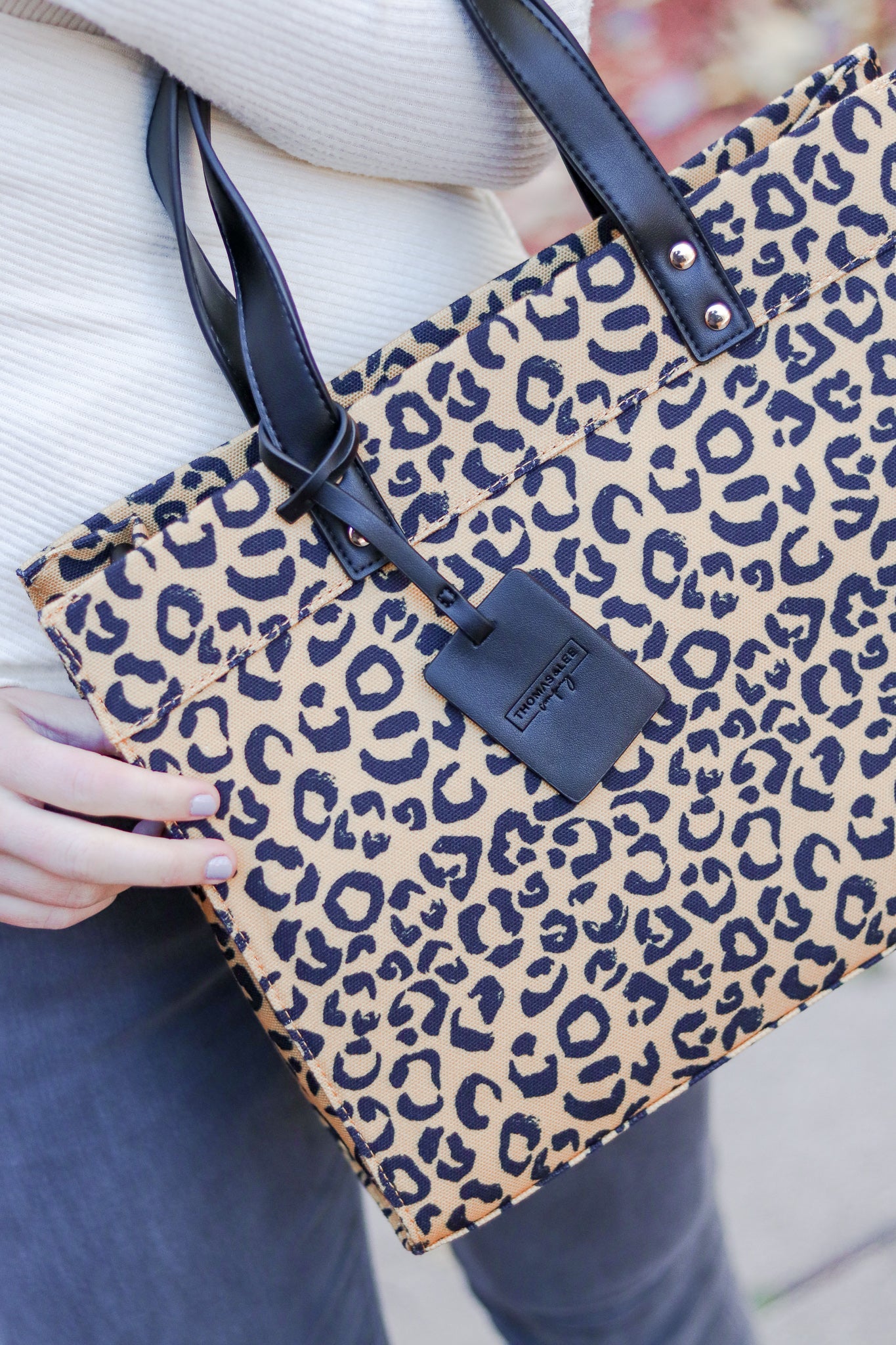 Tara Quilted Structured Book Tote