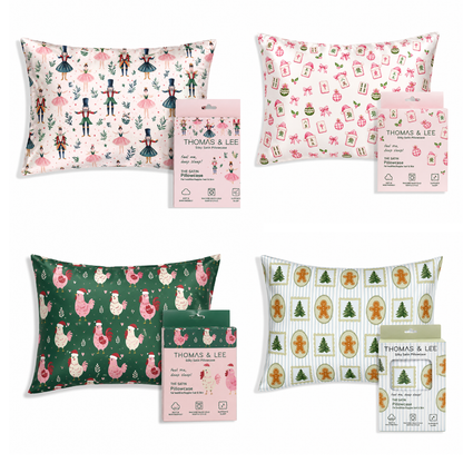 PREORDER Silky Satin Pillowcase PREPACK– Holiday Collection SHIPS 9/01