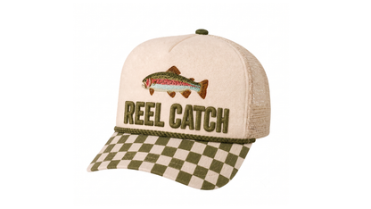 PREORDER Reel Catch Embroidered Trout Hat SHIPS 10/15