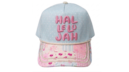 PREORDER Hallelujah Patchwork Embroidered Hat SHIPS 10/15