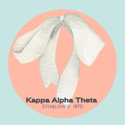Acrylic Tray - Sorority Collection - Kappa Alpha Theta - BOW