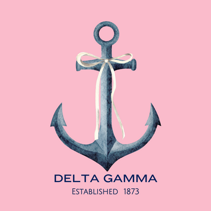 Acrylic Tray - Sorority Collection - DELTA GAMMA - ANCHOR
