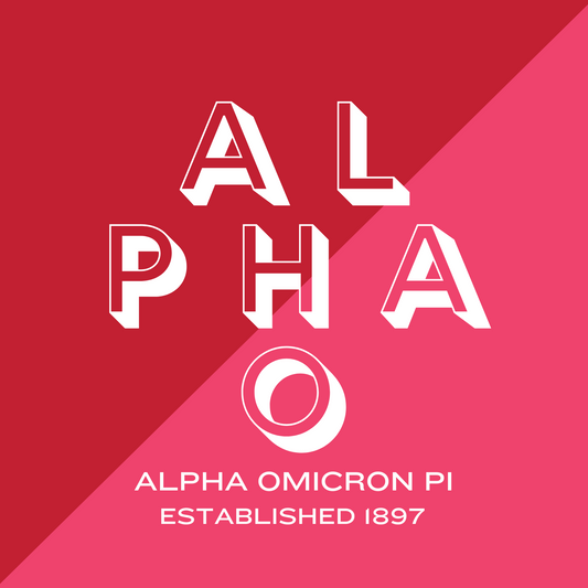 Acrylic Tray - Sorority Collection - ALPHA OMICRON PI - DUO
