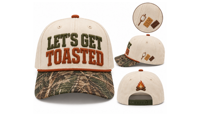 PREORDER Hat – Let's Get Toasted | Glamping | Camping SHIPS 11/15