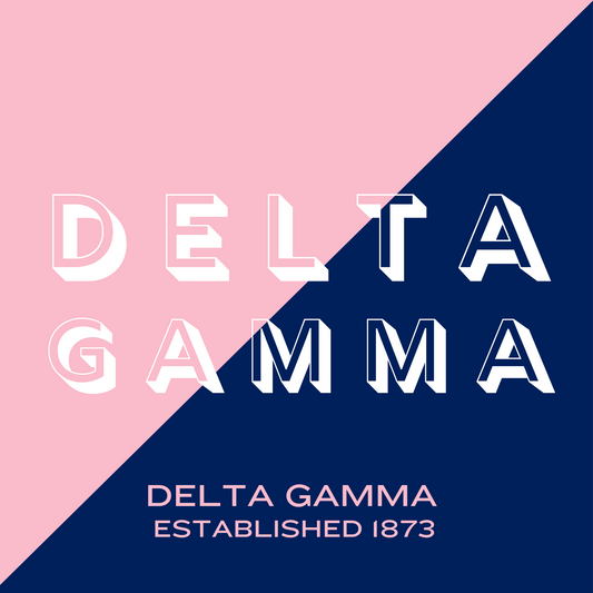 Acrylic Tray - Sorority Collection - DELTA GAMMA - DUO