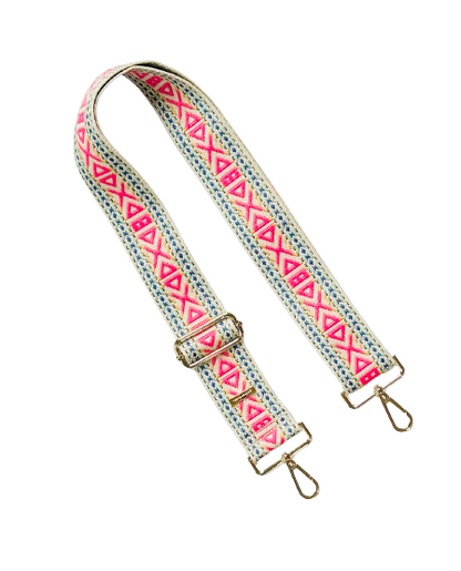 Embroidered Guitar Straps - Assorted Prints + Florals - 10 Available