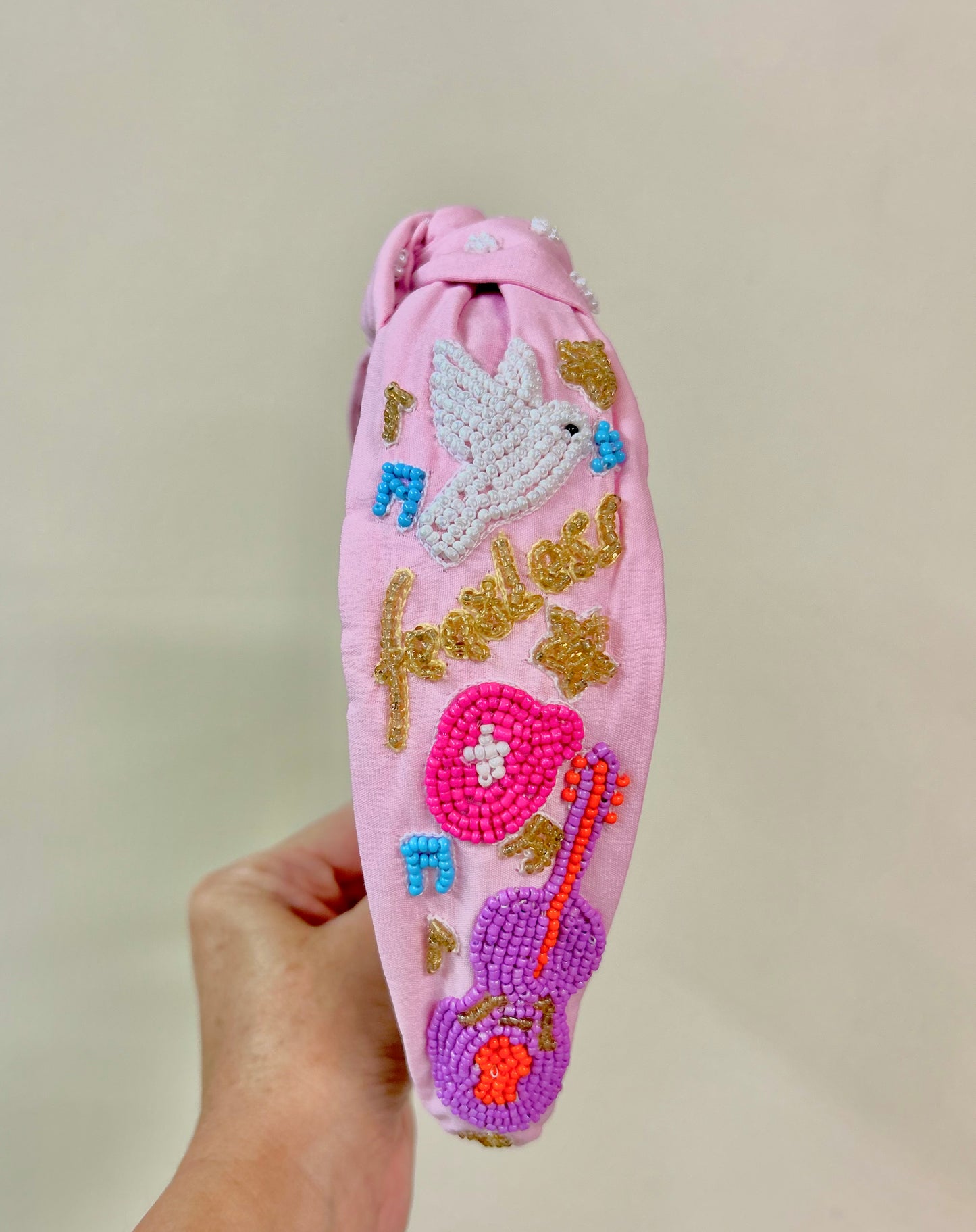 Hand Beaded Trendy Concert Headband - Swiftie Swift Inspired