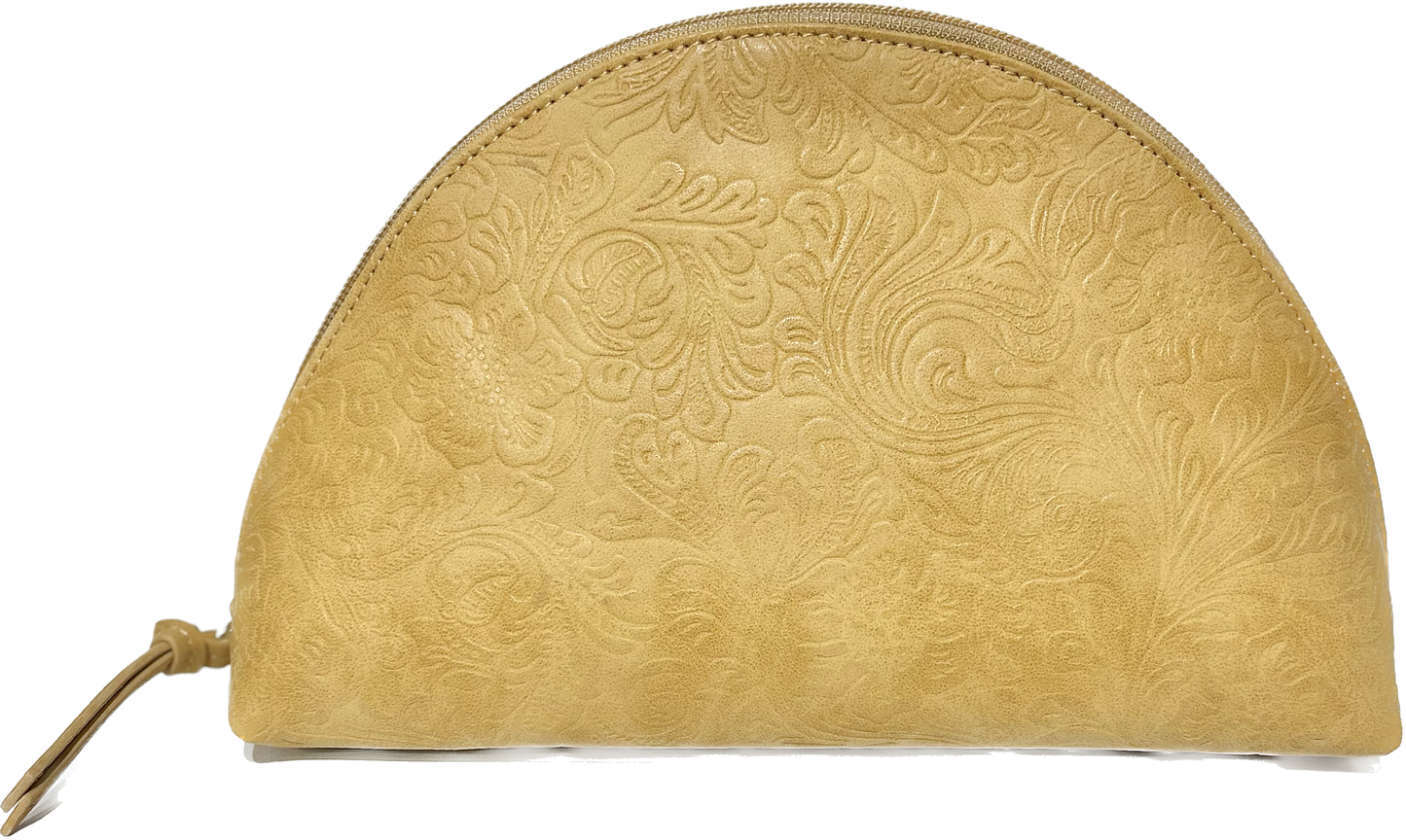 Tooled Leather Cosmetic Bags