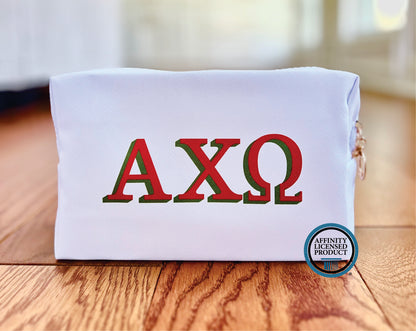 Licensed Sorority Accessory Cosmetic Bag