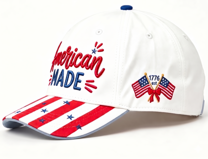 PREORDER American Made Hat – Patriotic Embroidered Hat - Ships 6/22