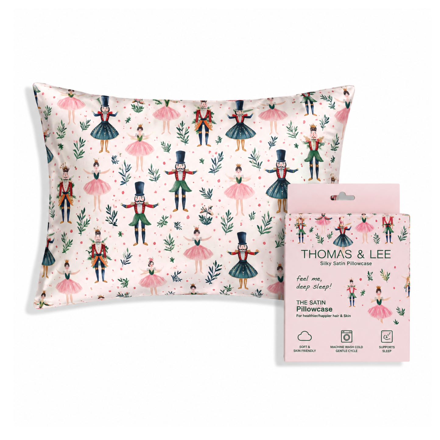 PREORDER Silky Satin Pillowcase – Holiday Collection SHIPS 9/01