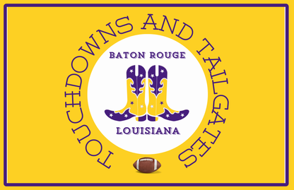 ART ONLY - Baton Rouge LOUISIANA LSU Collection - GAMEDAY 8.5x11 SMALL