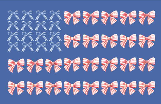 Acrylic serving Tray - 2025 Patriotic Collection -  8.5 X 11 SMALL