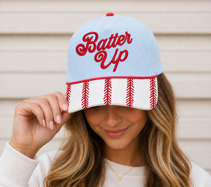 PREORDER Baseball Hat Batter Up - Ships 6/22