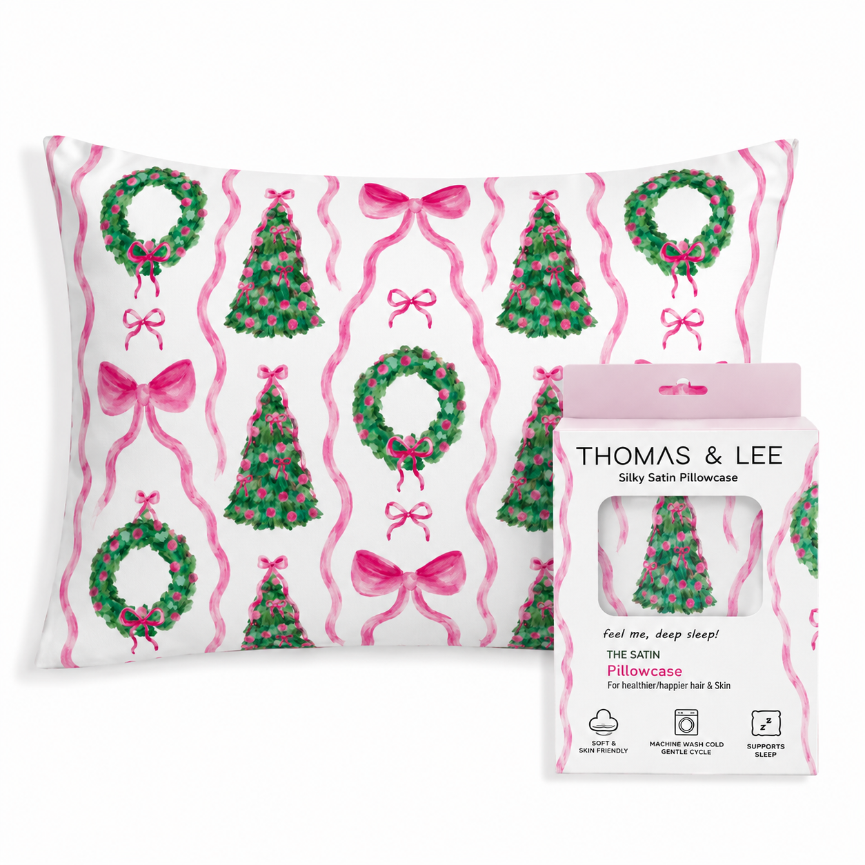 PREORDER Silky Satin Pillowcase – Holiday Collection SHIPS 10/01