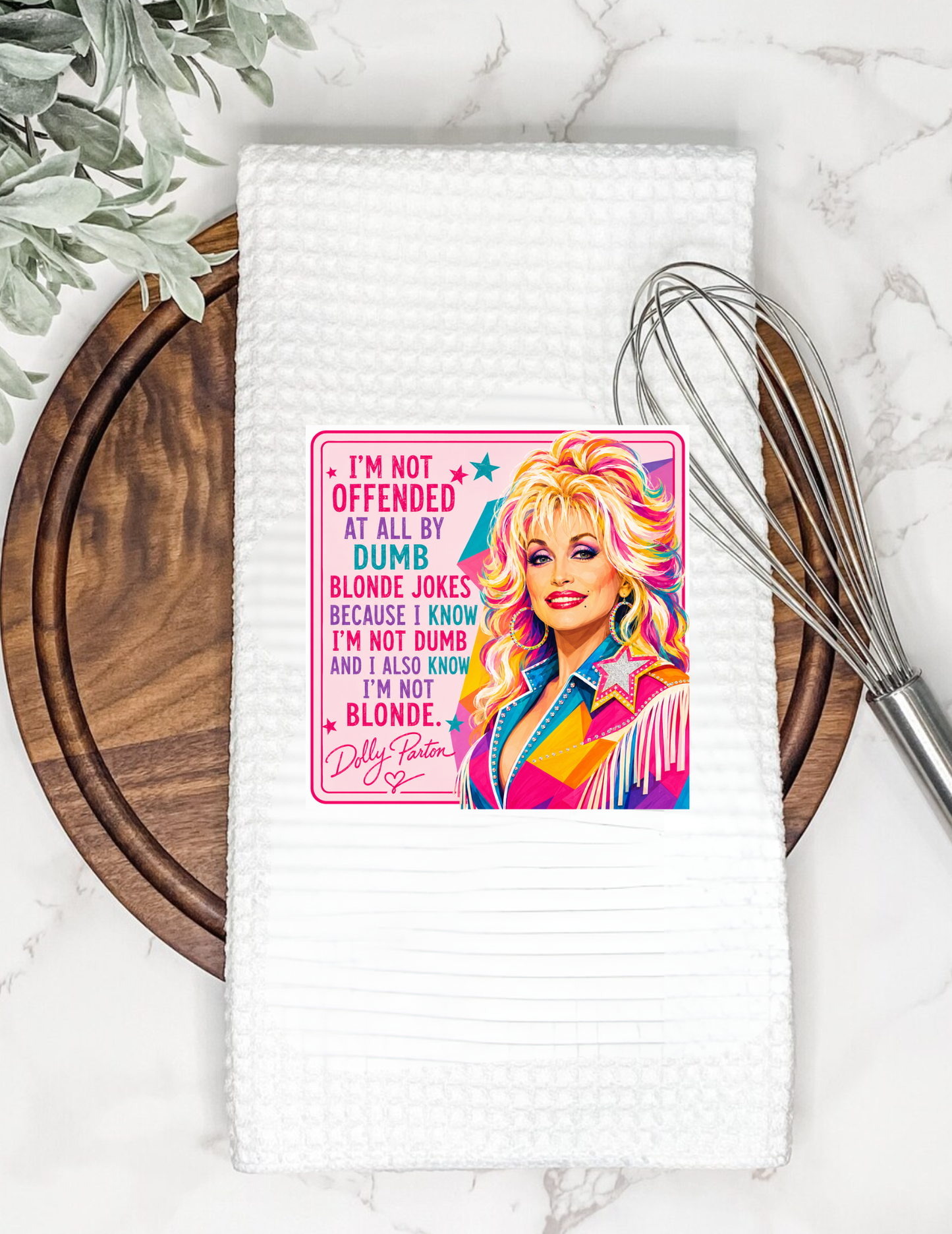 Dolly-Inspired Tea Towel Collection | Funny Southern Kitchen Towels