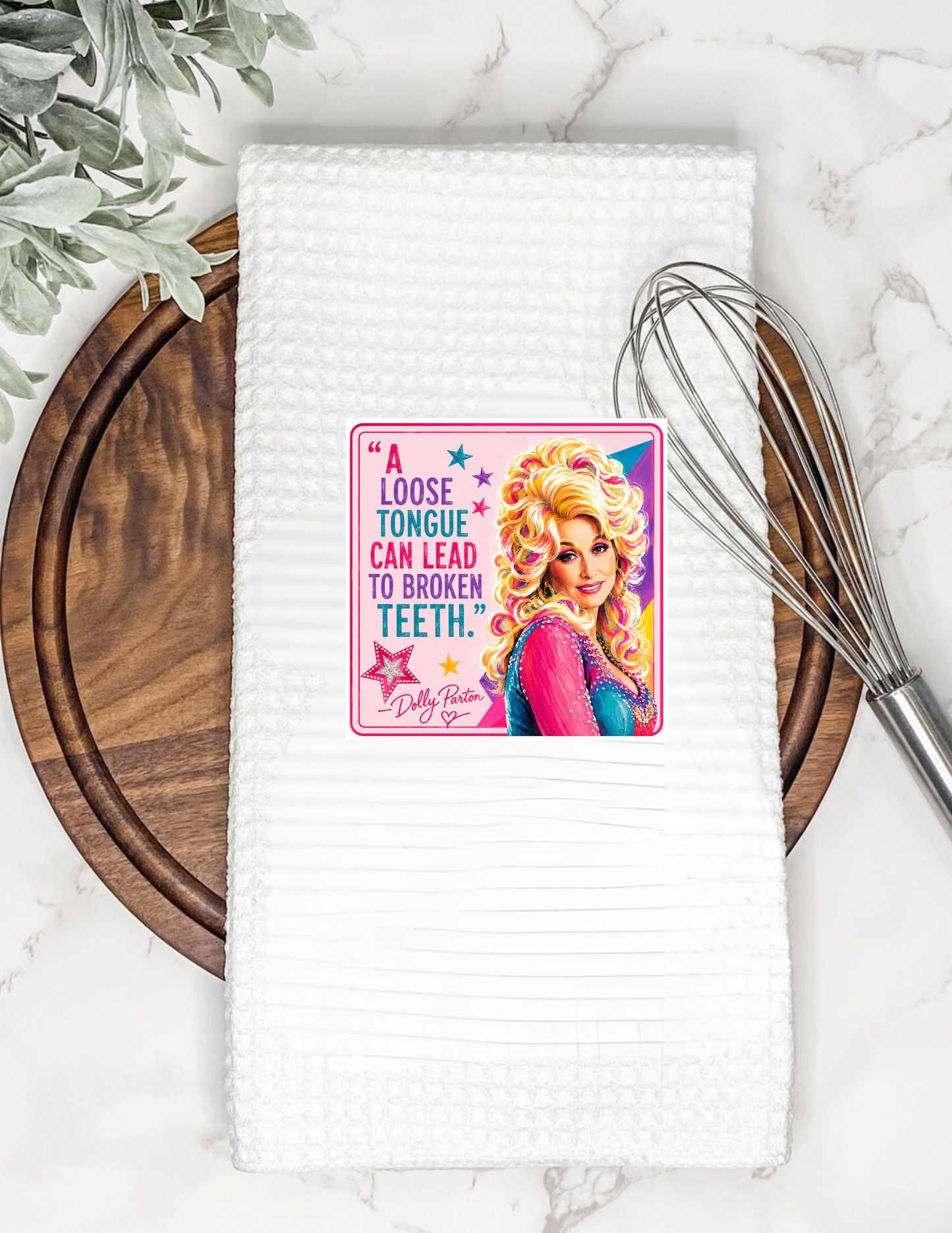 Dolly-Inspired Tea Towel Collection | Funny Southern Kitchen Towels