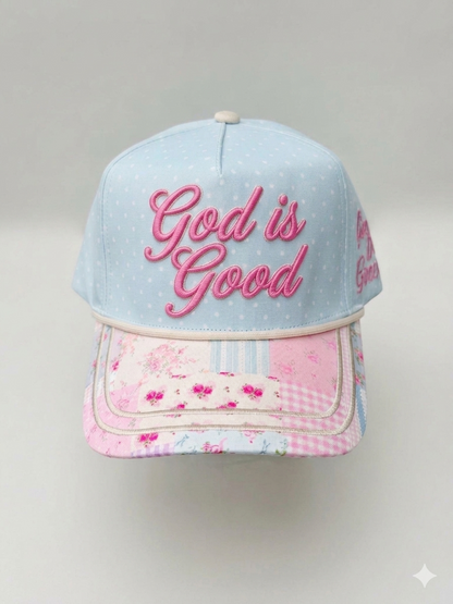 God Is Good Embroidered Hat – Adjustable Faith Hat