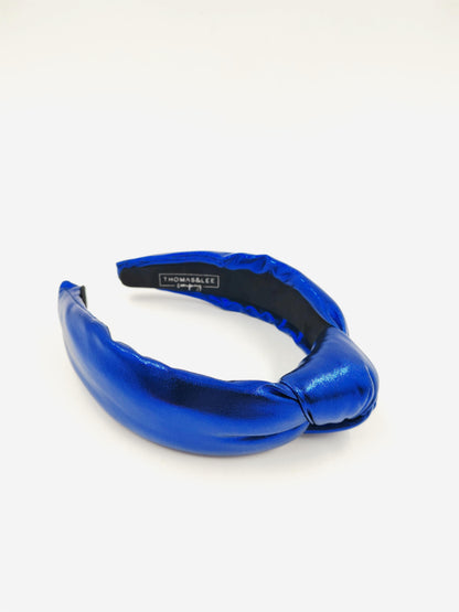 Vegan PU Leather knotted Headbands - Available in 3 colors