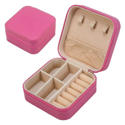 Vegan Leather Small Jewelry Box - NEW Colors available