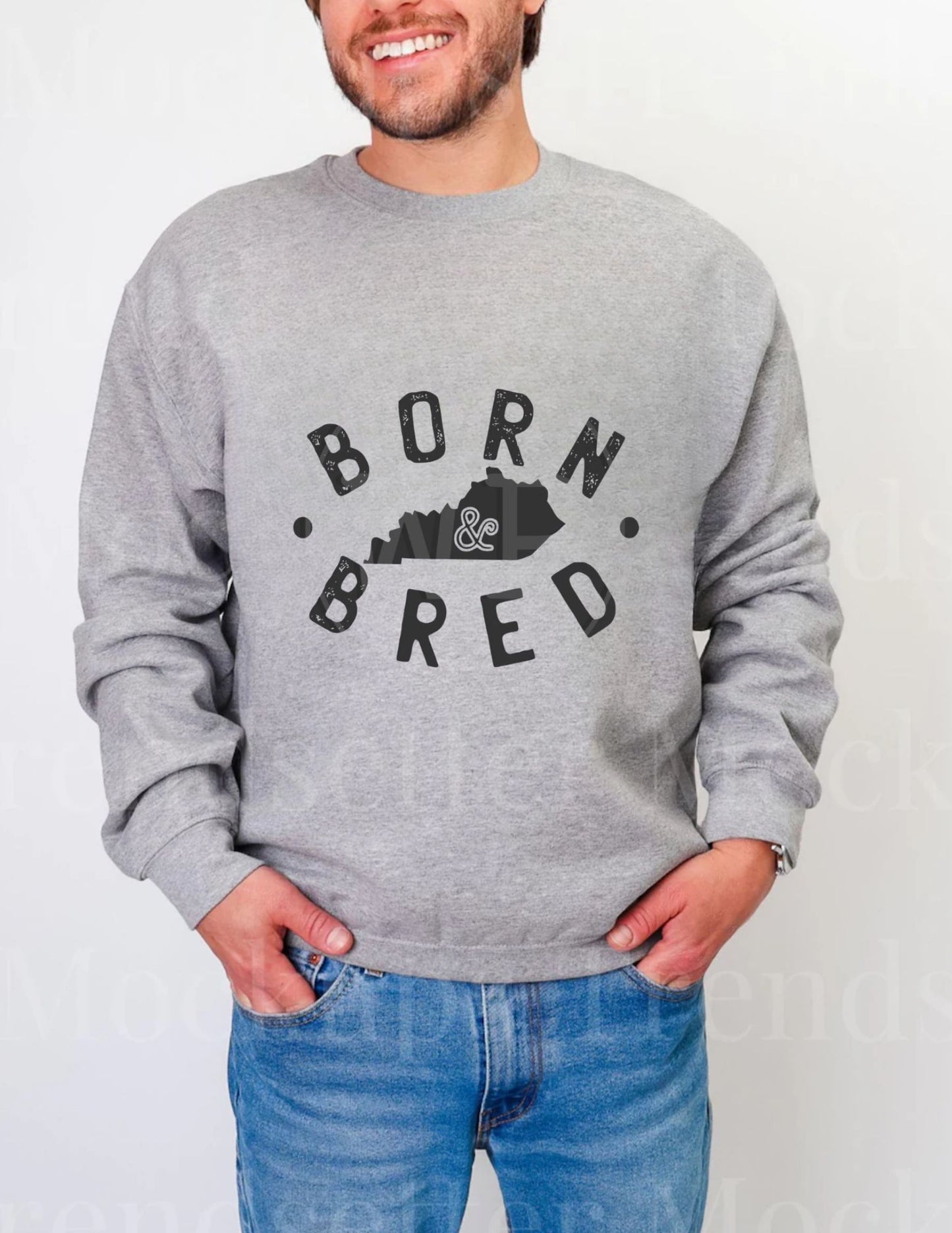 "Kentucky Born & Bred" Heritage Crewneck