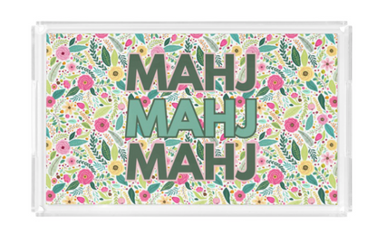 PREORDER Mahjong Acrylic Trinket Tray – 5" x 7" SHIPS 10/31
