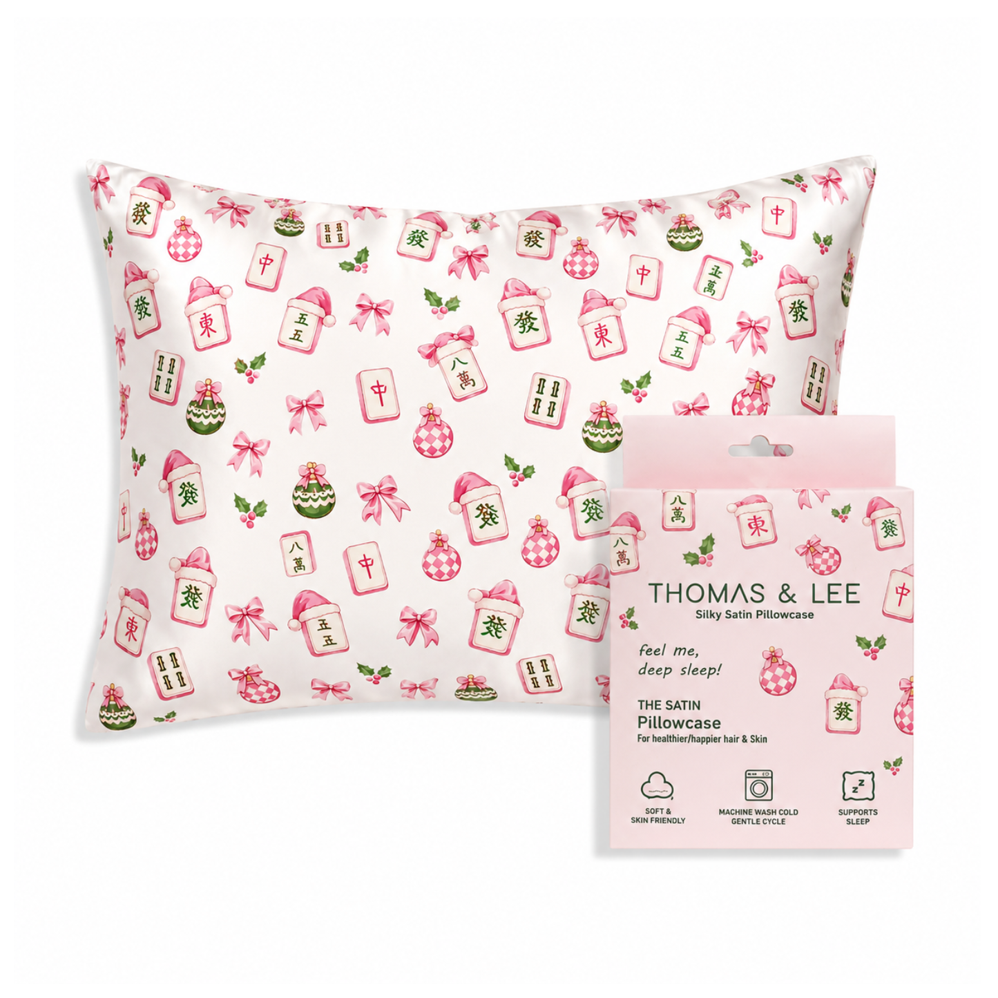 PREORDER Silky Satin Pillowcase – Holiday Collection SHIPS 9/01