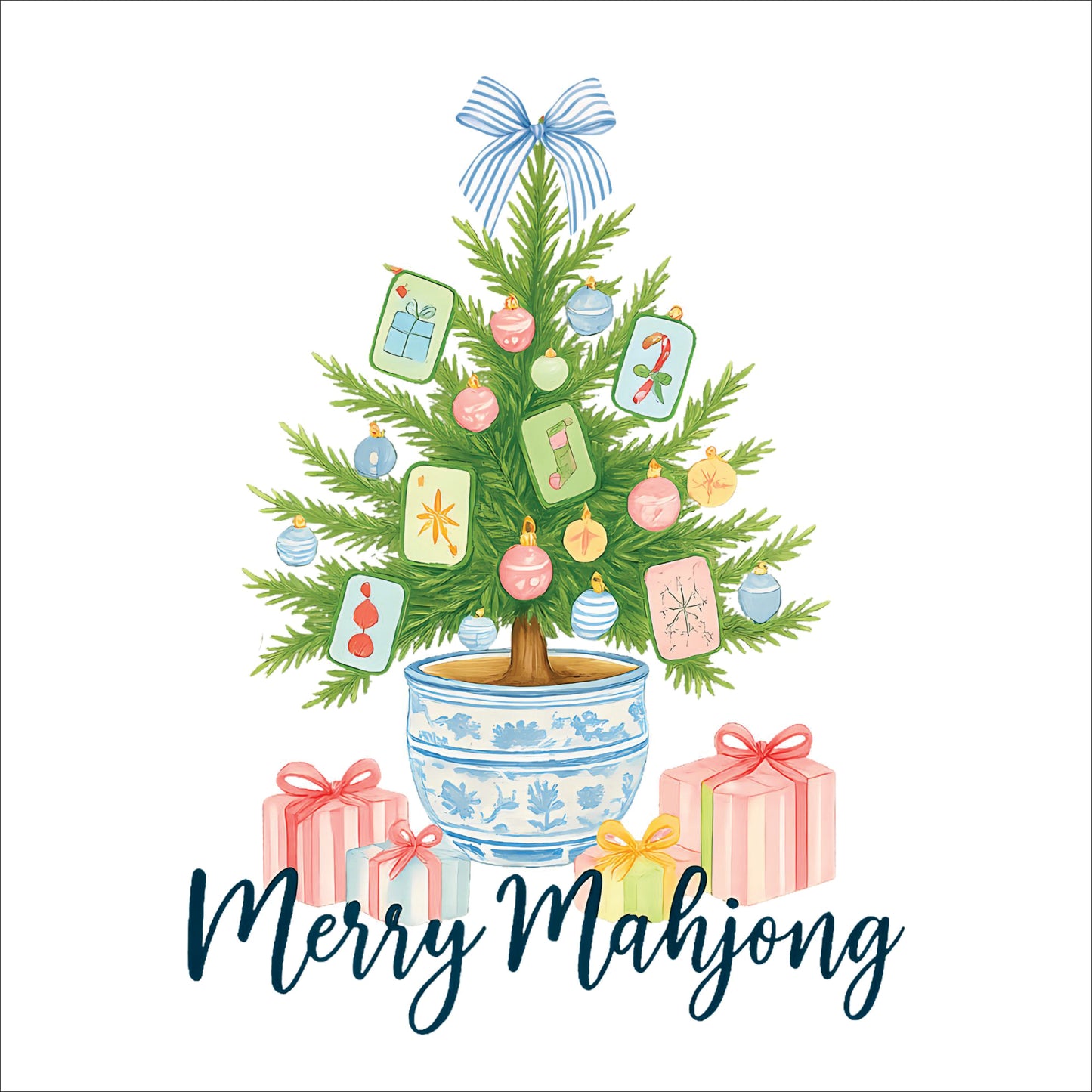 Acrylic Serving Tray - Holiday Collection 12x12 MEDIUM