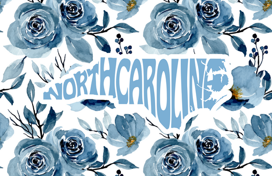 ART ONLY - North Carolina Blue Collection - 17 X 11 - LARGE