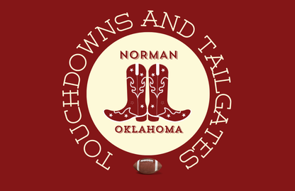 Acrylic Serving Tray - Norman Oklahoma Collection - GAMEDAY 11x17 LARGE