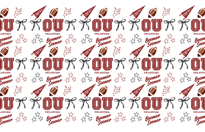 Acrylic Serving Tray - Norman Oklahoma Collection - GAMEDAY 11x17 LARGE