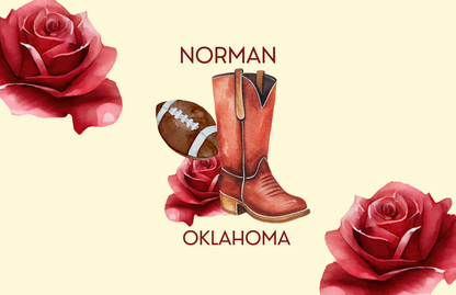 Acrylic Serving Tray - Norman Oklahoma Collection - GAMEDAY 11x17 LARGE